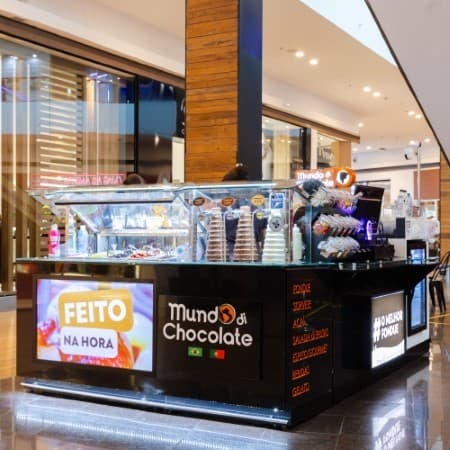 Logo da loja mundo di chocolate