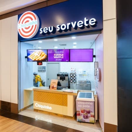 Logo da loja chiquinho sorvetes