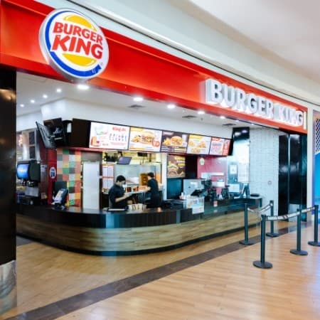 Logo da loja burger king