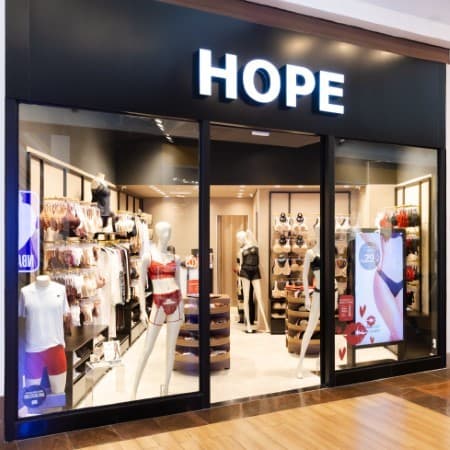 Logo da loja hope