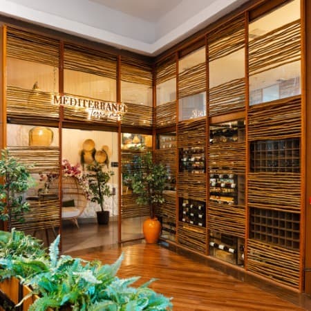 Logo da loja mediterranee e pipo